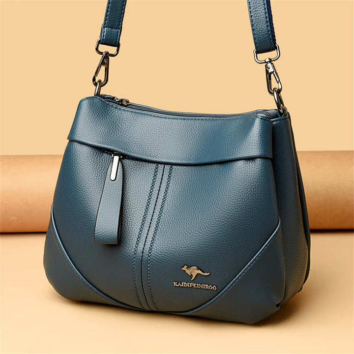 Aneta - Sac de courrier en cuir souple