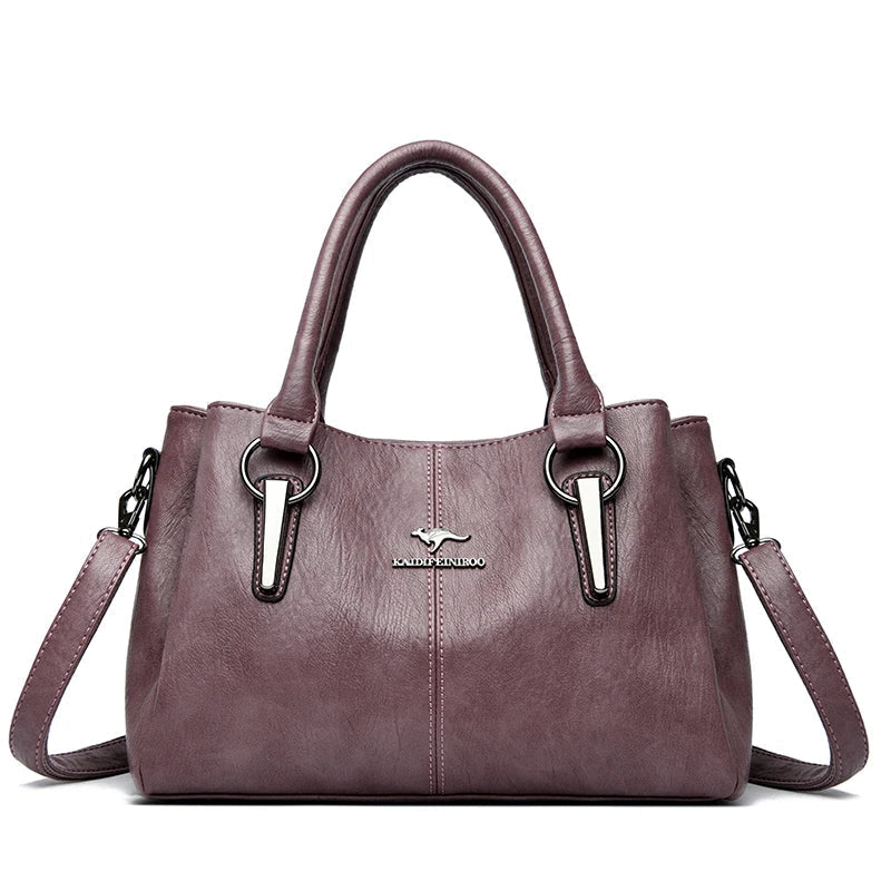Lena - Sac bandoulière en cuir souple