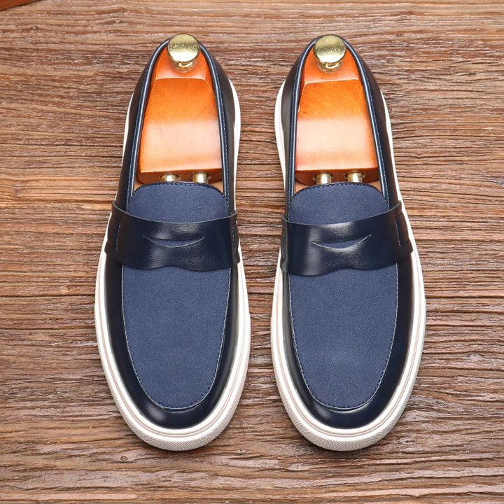 Garrick – Mocassins élégants en daim