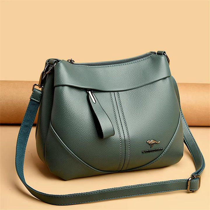 Aneta - Sac de courrier en cuir souple