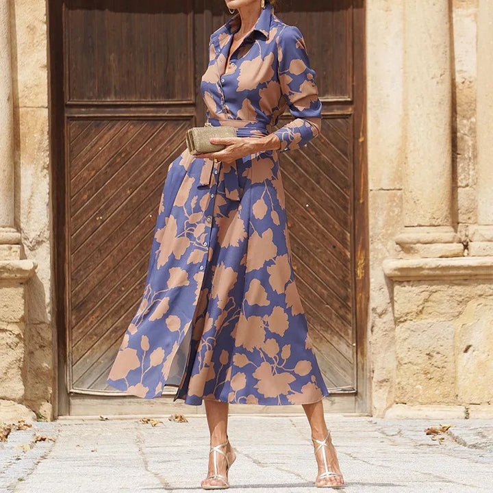 Lynn™ - Robe élégante à col en V pour femme