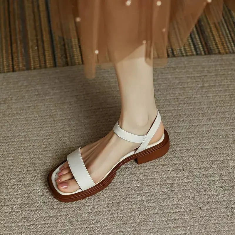 Melaria – Sandales élégantes avec semelle intérieure en cuir