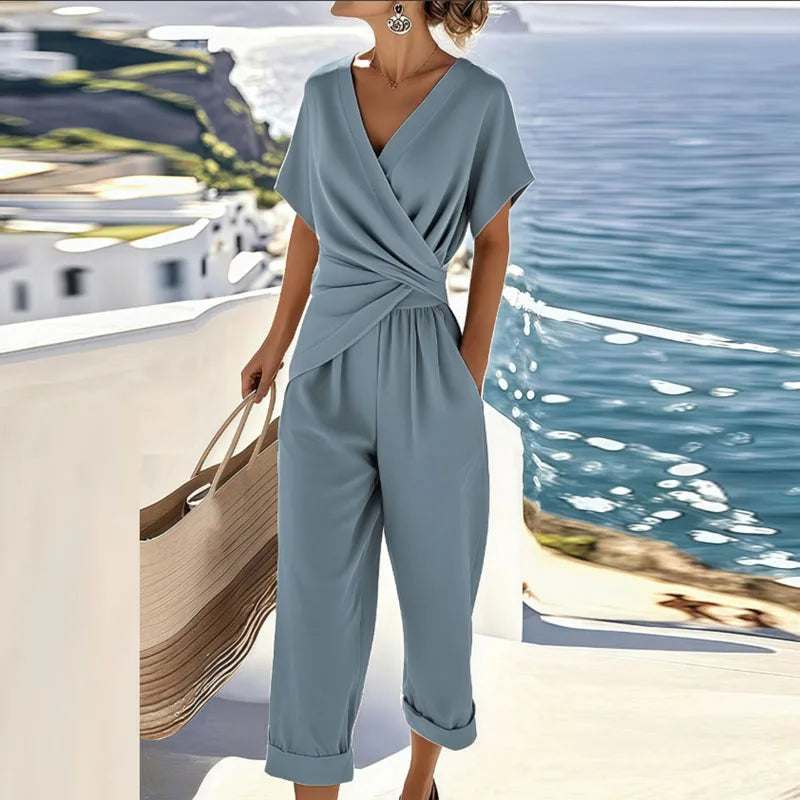 Ensemble deux pièces d'été élégant Colleen™