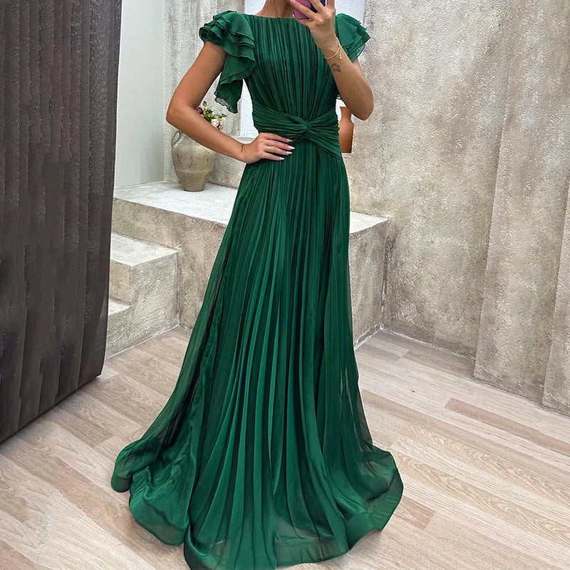Mud™ - Robe de soirée élégante avec plis