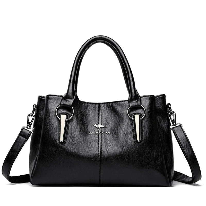 Lena - Sac bandoulière en cuir souple