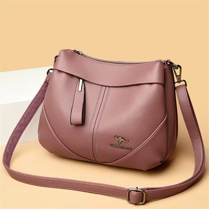 Aneta - Sac de courrier en cuir souple