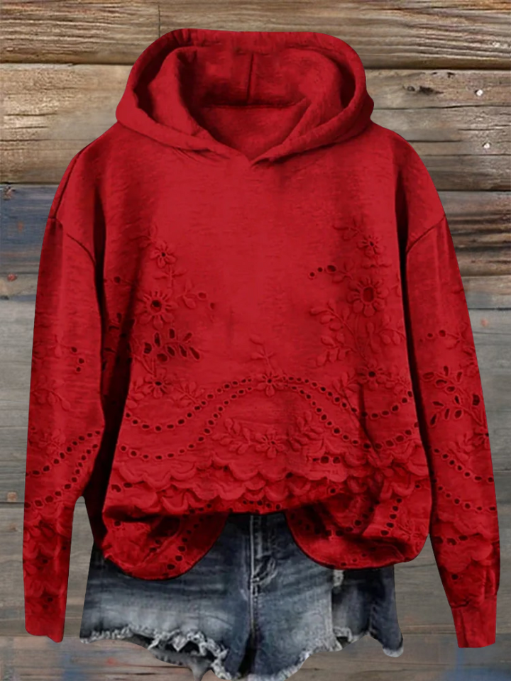 Iryda – Sweat à capuche ample à imprimé