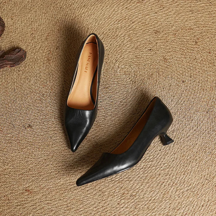 Melisandra – Escarpins à talons en cuir