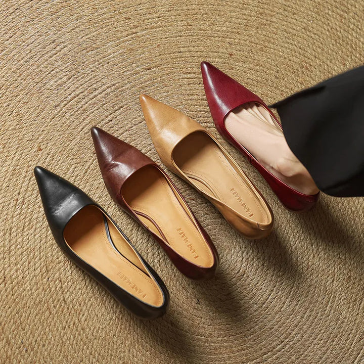 Melisandra – Escarpins à talons en cuir