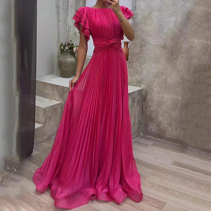 Mud™ - Robe de soirée élégante avec plis