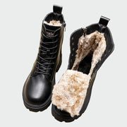 Émilie | Bottes Fourrées Lacées