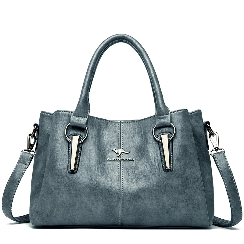 Lena - Sac bandoulière en cuir souple