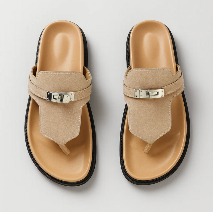Konstancja – Sandales élégantes avec boucle en métal