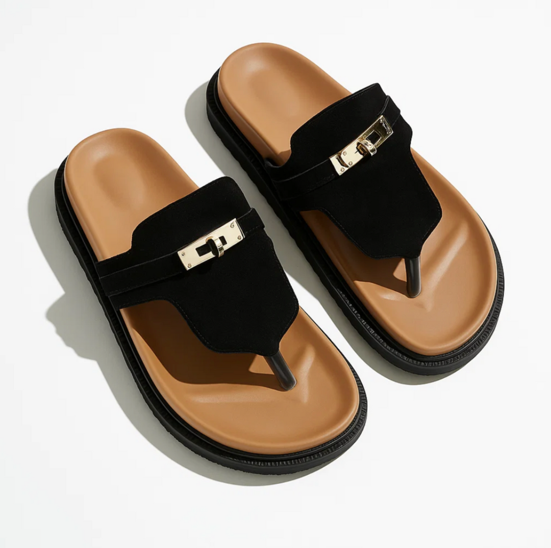 Konstancja – Sandales élégantes avec boucle en métal
