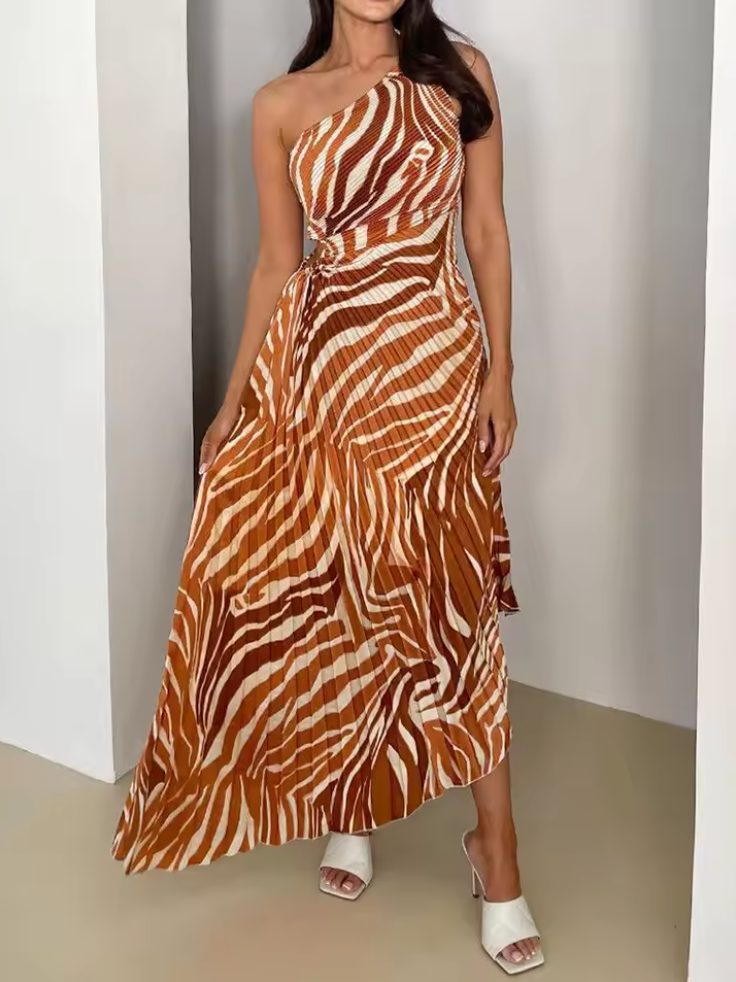 Adéline™ | Robe de soirée vibrante de style tropical