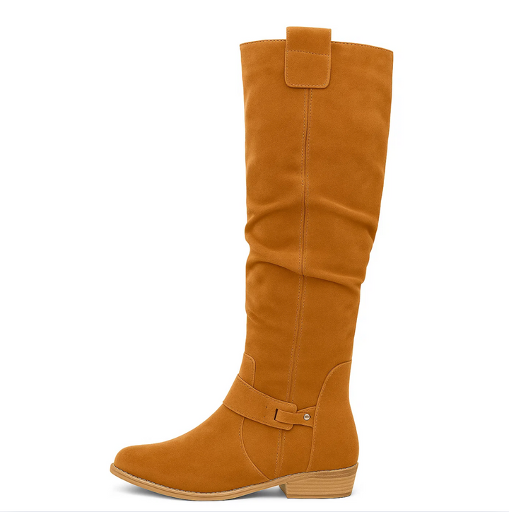 Belisa – Bottines en daim avec fermeture éclair