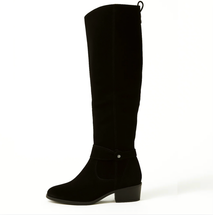 Belisa – Bottines en daim avec fermeture éclair