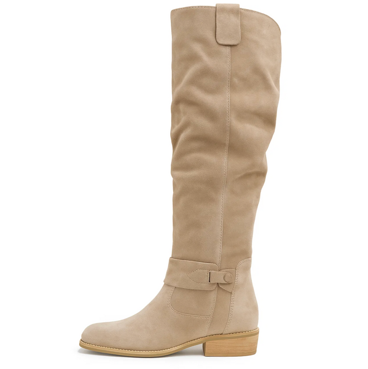 Belisa – Bottines en daim avec fermeture éclair