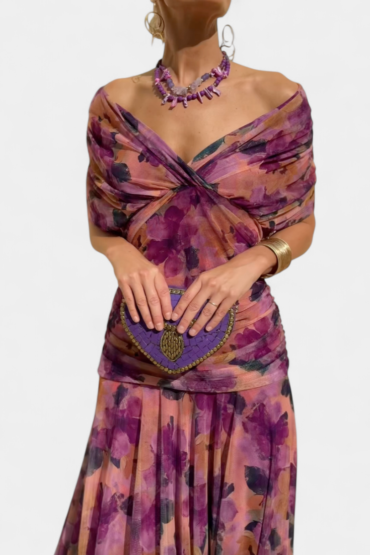 Alizée™ - Robe fleurie à la grâce éthérée
