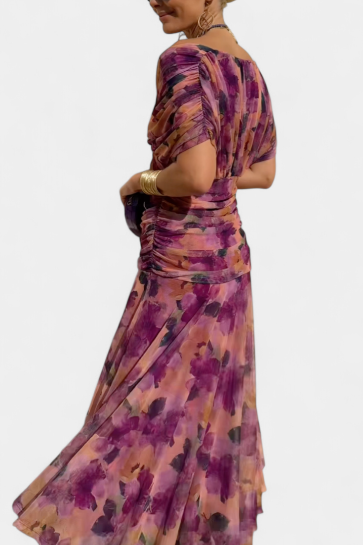 Alizée™ - Robe fleurie à la grâce éthérée