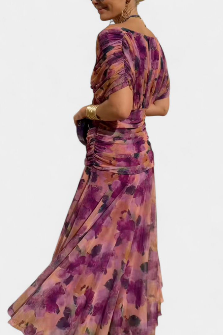 Alizée™ - Robe fleurie à la grâce éthérée