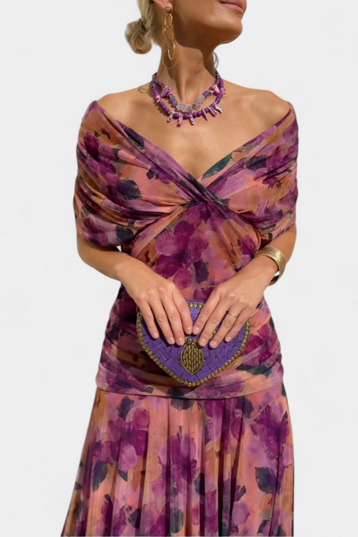 Alizée™ - Robe fleurie à la grâce éthérée