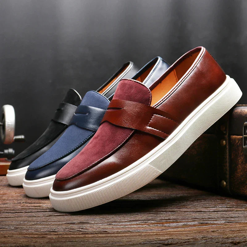 Garrick – Mocassins élégants en daim