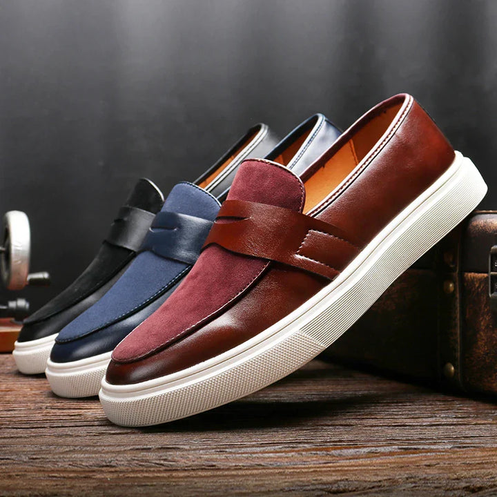 Garrick – Mocassins élégants en daim