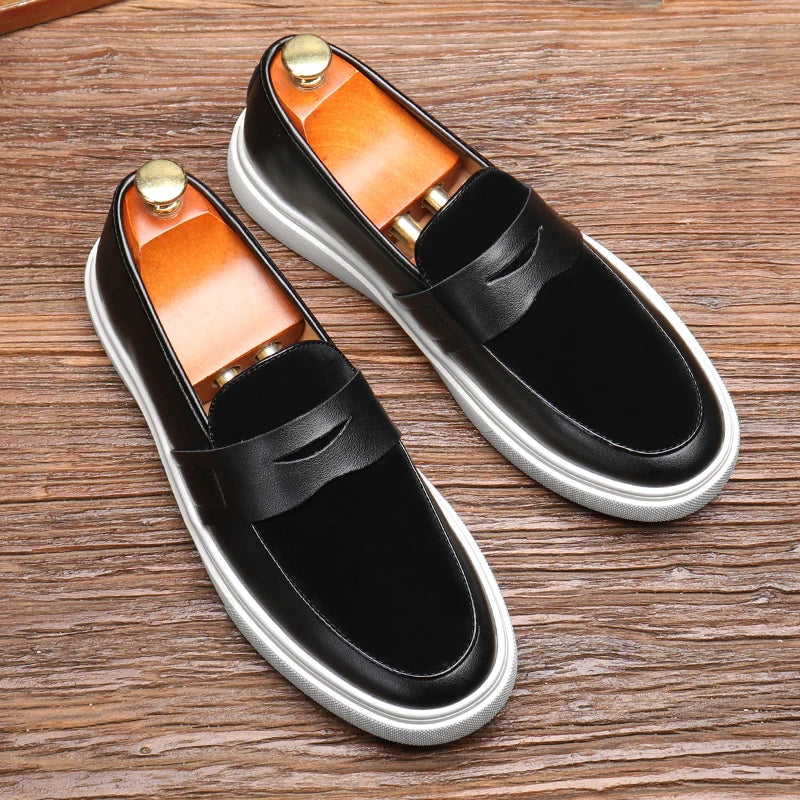 Garrick – Mocassins élégants en daim
