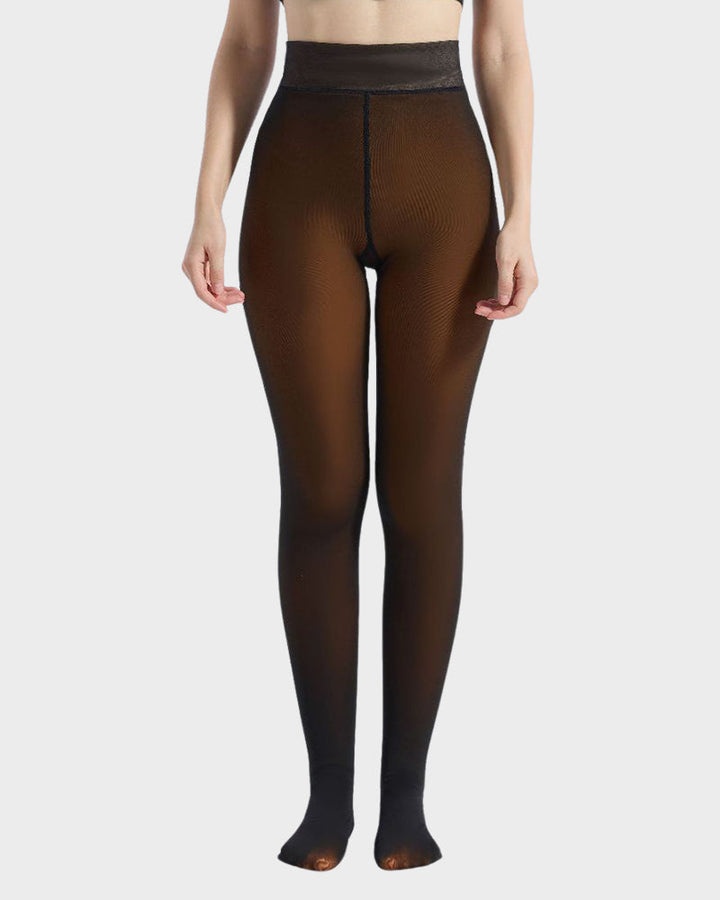 Florina – Collants translucides avec doublure polaire