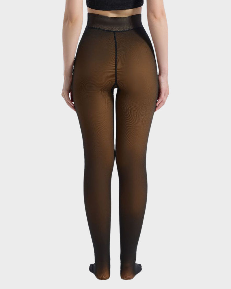 Florina – Collants translucides avec doublure polaire