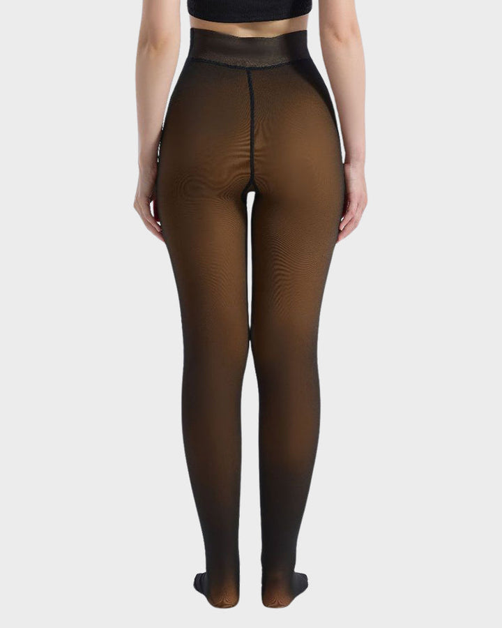 Florina – Collants translucides avec doublure polaire