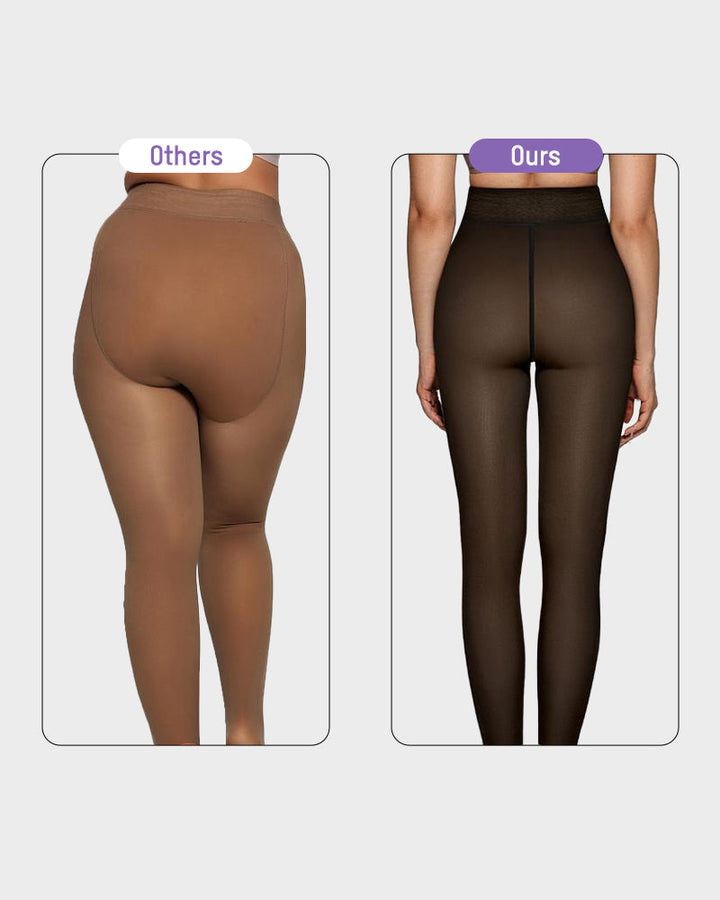 Florina – Collants translucides avec doublure polaire