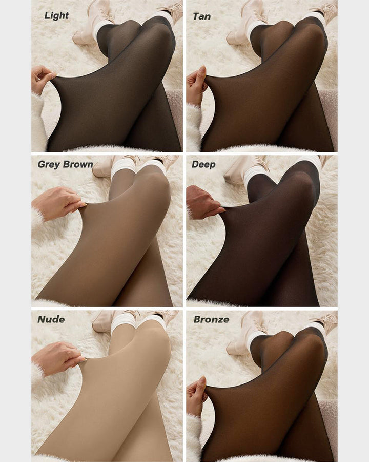 Florina – Collants translucides avec doublure polaire