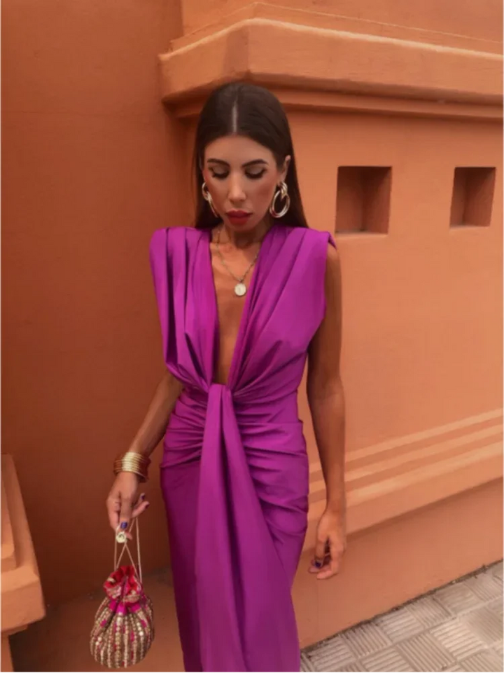 Sophia™ | Robe plissée élégante