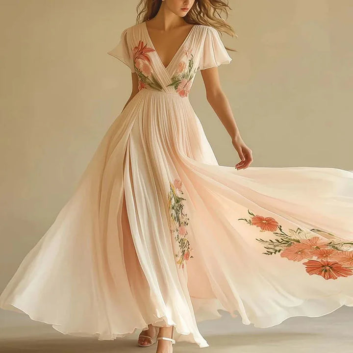 Olivia™ | Robe de soirée à col V