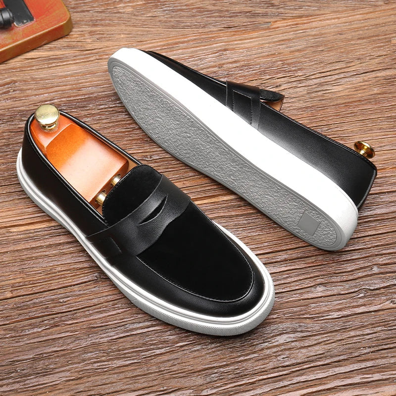 Garrick – Mocassins élégants en daim