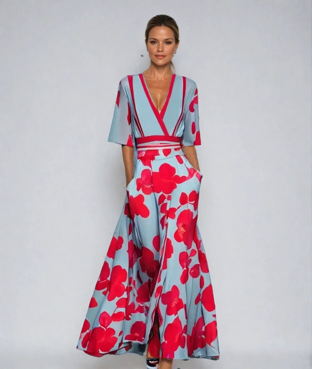 Sanne™ - Robe confortable à manches 3/4