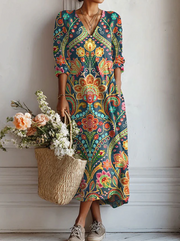 Isolde | Robe Imprimée Bohème