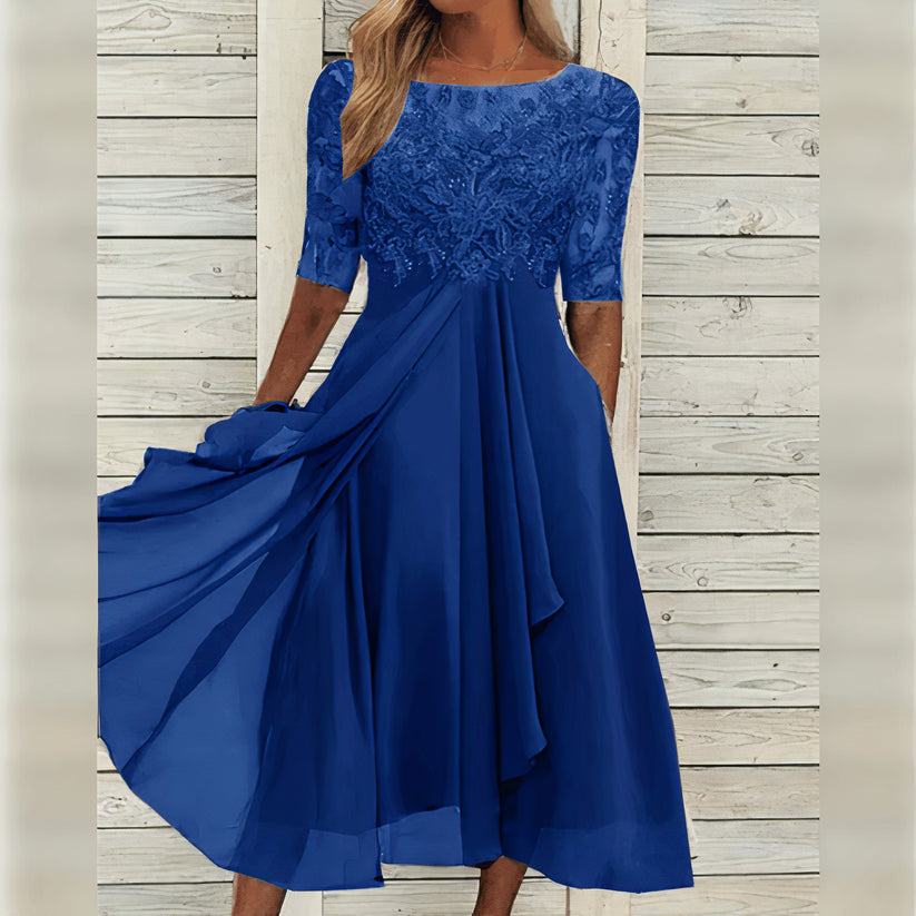 Puck™ - Robe midi élégante avec dentelle