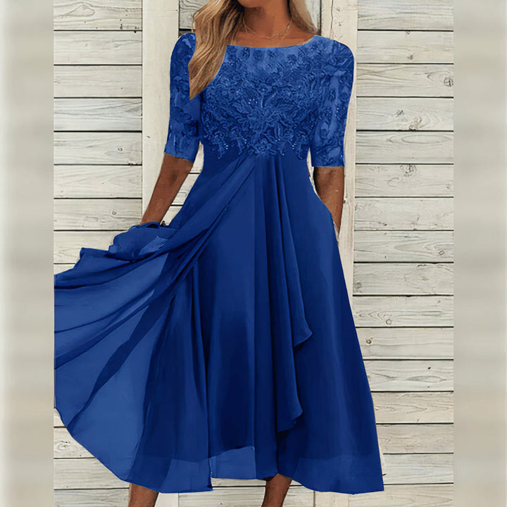 Puck™ - Robe midi élégante avec dentelle