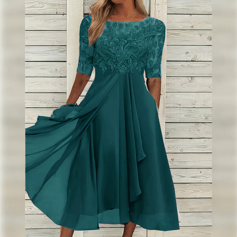 Puck™ - Robe midi élégante avec dentelle