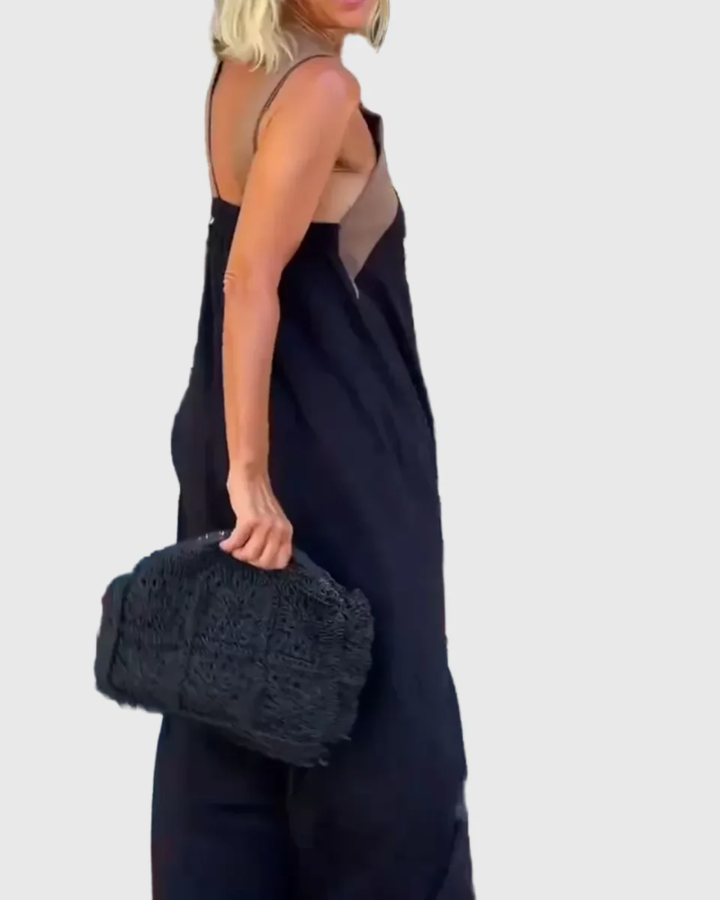 Léna | Robe Maxi Croisée Élégante