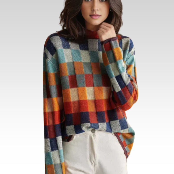 Klementyna – Pull col roulé en laine