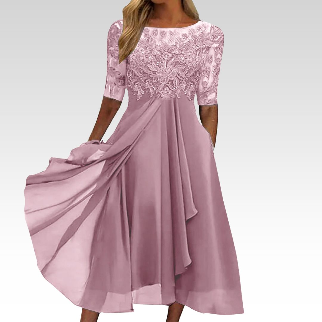 Puck™ - Robe midi élégante avec dentelle