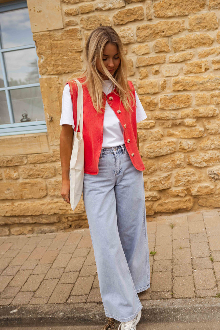 Niwia – Gilet d'été au style vintage