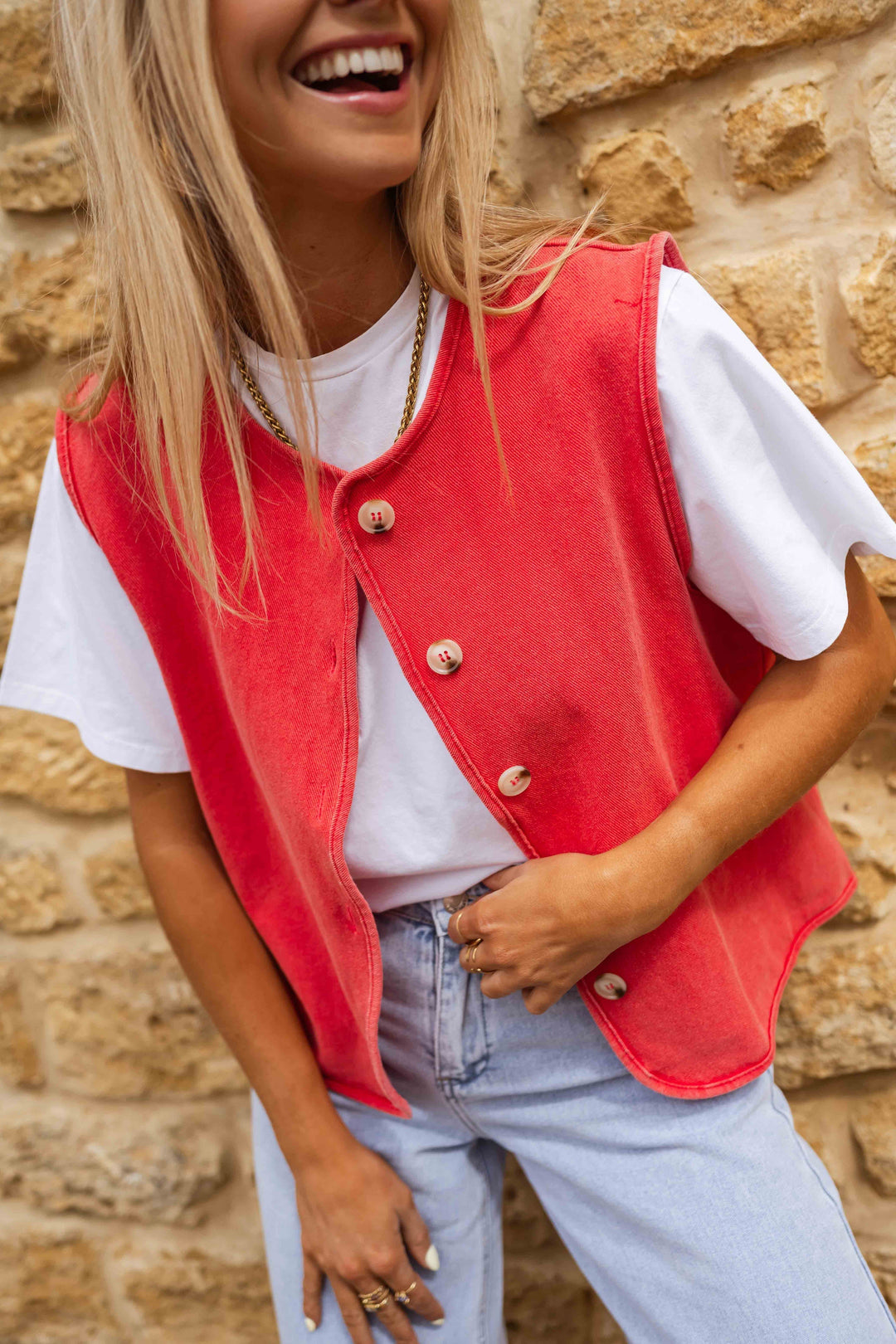 Niwia – Gilet d'été au style vintage