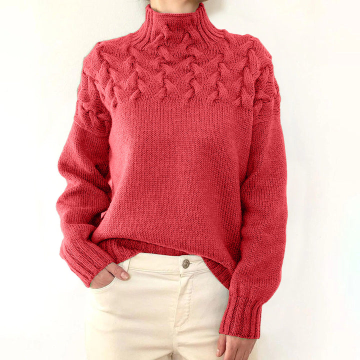 Judyta – Pull col roulé doux
