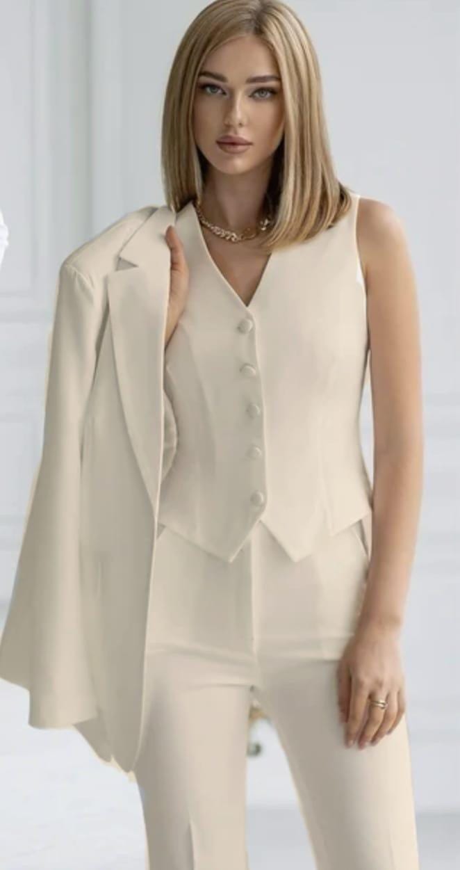 Veste "Safira" (Veste + Pantalon + Gilet)
