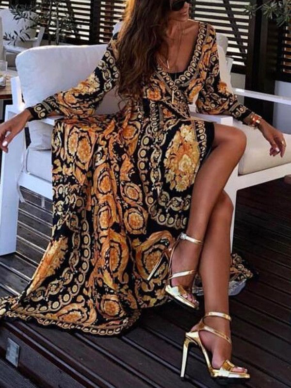 Faye | Robe Maxi Cache-Cœur